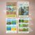 Earth Science – Landforms, Weathering, Erosion, Deposition… Poster Set — 4 Prints 12×18 Inch US Made