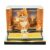 Easolay 3D Calendar 2027,Tear-Away Time Piece Calendar 3D Memo Pad,Orange Cat 3D Art Desk Calendar with Lights