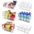 EASPACE 6-Pack Pantry Organizer Bins – Clear Storage Containers for Pantry, Kitchen, Fridge, Cabinet, or Shelf – Perfect for Snacks, Food, Drinks & Multi Purpose