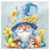 Easter Gnome Puzzles for Adults 1000 Pieces, Cute Rabbit Flower Jigsaw Puzzles, Spring Garden Easter Eggs Puzzle as Home Decor