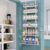 Eastherry Over The Door Pantry Organizer，6-Tier Over The Door Organizer with Adjustable Basket，Metal Hanging Pantry Organizers and Storage for Kitchen, Back of Door Seasoning Rack (White)