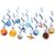 Easy Joy Solar System Hanging Swirl 12 Pieces Decorations Outer Space Party Planets Supplies Space Decorations Party Galaxy Room Decor
