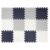 Easy Playhouse: 12 Soft Foam Floor Puzzle Tiles – Black-Grey-White – 12″ Interlocking Mat Pieces (4’x3′), Nursery, Playroom, Gym, Children & Adults