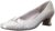 Easy Street Women’s Waive Dress Pump,Silver Satin,5 M US
