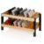 Echaprey 30-Grid Wooden Cell Phone Holder Desktop Multiple Classroom Storage Organizer Rack Box Caddy for Office School with 1-30 Number Stickers