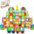 EchoPlan Magnetic Tiles, 130PCS Magnetic Blocks with 2 Cars, Magnet Tiles 3D Clear Building Blocks Set, STEM Sensory Educational Toys Gift for Toddlers Kids Boys 3 4 5 6 7 8 9+ Year Old