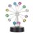 ECHTNATAV Newtons Cradle Pendulum, Plastic Physics Science Balance Desktop Entertainment Decoration Science Physics Toys for Home Office Bedroom