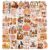 Eclazul Fall Autumn Cute Stickers – 50 Pcs Pumpkin Party Gift Favors for Adults Kids Women Girls, Harvest Thanksgiving Halloween Decals Bulk for Kindle Case Journaling Scrapbooking Keyboard Laptop