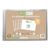eco-eco A4 100% Recycled Landscape Multi Punched Pockets Glass Clear, Transparent Poly Wallet Sheet Protector, 45 Microns (Pack of 50), eco145