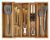 EcoFives Luxury Acacia Silverware Organizer -Kitchen Drawer Organizer – Utensil Holder and Cutlery Organizer with Grooved Drawer Dividers for Flatware and Kitchen Utensils (5 Slot)