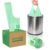 ECOLipak 2.6 Gallon 100ct Small Compostable Kitchen Trash Bags with Handles