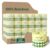 ECOLipak Bamboo Toilet Paper 3 Ply, 96 Rolls, 360 Sheets Per Roll, White