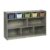 ECR4Kids 5+5 Cubby and Storage Mobile Cabinet with 5 Scoop Front Bins, Kids Furniture, Earthtone
