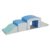 ECR4Kids SoftZone Junior Glide Up n’ Over, Beginner Playset, Seafoam/French Blue, 4-Piece