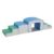 ECR4Kids SoftZone Junior Step Up n’ Over, Beginner Playset, Emerald/French Blue, 4-Piece