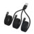 ECVGHD Multi Charger Cable 3 in 1 USB Charging Cord, 3 Type C
