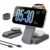 Eddibox 3 in 1 Nightstand Wireless Charging Station for MagSafe, Bedside Magnetic Charger Stand for iPhone 17 16 15 14, Foldable Travel Phone and Watch Dock with Night Light for Apple Watch/AirPods