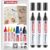 edding 4500 Textile Markers 2-3mm Black Ink Pack of 3