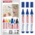 edding 4500 Textile Markers 2-3mm Blue Ink Pack of 3