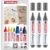 edding 4500 Textile Markers 2-3mm Grey Ink Pack of 3