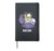 Edgar Allan Poe Boy Mardi Gras Raven Masquerade Humor Hardcover Journal, Black