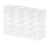 EDGUIOLV 20 Pack 5 Quart Compact Clear Plastic Storage Bin With Snap Lid, Stackable Space-Saving Tote With Side Handles For Closet Dorm Office Shoe Craft Toiletry Small Item Organizer