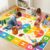 EDGZKO ABC Kids Rugs for Playroom, 6×9 Soft Non-Slip Classroom Carpet