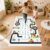 EDGZKO Hopscotch Classroom Rug, 4×6 Kids Play Mat