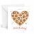 Edition Seidel Premium Square Birthday Card with Envelope. Greeting Card 2026 Happy Birthday Wild Leopard Heart for Him Her Friend (GQ1121 SW026)