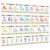 Educational 26 Letters and Number Flashcards for Preschoolers Bright Color Interactive Learning Tool with Storage Case Educational Cards