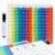 Educational e1 Multiplication Table pop Fidget Toy Rainbow Colors with Dry Erase Marker Stress Relieving Toy Memory Addition Game 3rd Grade pop 12×12 Rainbow Board Math manipulatives