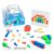 Educational Insights Design & Drill Toolbox – Construction Toys & Toddler Tools, Kids Tool Set with Real Electric Drill Toy, Kids Tool Box, Toddler Building Toys for Girls and Boys Ages 3+