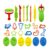Educational Modeling Clay Tool Set for Family Play Vehicle Plant Designs Safe Clay