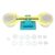 Educational Plastic Kids Double Bucket Balance Scale for Mass Measurement Teaching Classroom Home Use