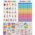 Educational Posters – Bundle of 16 Classroom and Homeschool Learning Chart Visual Aid Decorations and School Materials, Preschool to Gradeschool | Printed on Durable and Glossy Cardstock | 11″ x 17″