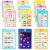 Educational Posters for Elementary Preschool Kindergarten Classroom Learning, Preschool Learning Posters for ABC Alphabet, Time, Number, Months, Colors, Weather, Galaxies , Animals, More, 16.5×11 Inch (12P Style A)