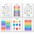 Educational Posters for Toddlers 1–3,Alphabet ABC Learning Posters Decor