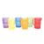Educational Rainbow Cup 6PCS Translucent Color Measuring Cups Sand Water Exploration Toy with Scale for Classroom Collaborative Play Educational Toy