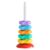 Educational Rainbow Stacking Tower – Stackings Stars Toy, Rainbow Tower Spinner, Star Stacker Early Learning | Ring Toy for, Portable Stacker, Colorful Stacking Toys for