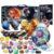 EDUMAN Gemstone Dig Kit – Dig It Up 40 Real Gems & Crystals with Mining Kit Tools, Solar System Eight Planets Toys for Kids Age 6+, STEM Science Educational Toys, Space Toys Ideal Gift for Boys Girls