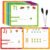 Edumix ABC Handwriting Drawing Practice Cards,Alphabet & Number Dry Erase Board for Kids,Phonics Sight Word Flash Card,Letter Practice for Kindergarten,Perfect for Preschool, Homeschool & Kindergarten