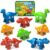 Edumoteso 26PCS Dinosaur Alphabet Learning Toys for 18M+, Montessori Educational Toys for 3 4 5 Year Old, Toddlers Preschool Activities Fine Motor Toys for Boys, Double Sided ABC Matching Game