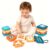 edusense Montessori Busy Board for Toddlers 1-3, Ultra-Light Travel Toys for Airplane & Car, BPA-Free, No Batteries, Easy-Clean Sensory Board, Fine Motor Skills Gift for 1 2 3 Year Old Boys Girls