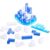 edxeducation Iceberg Balance Blocks | Stacking Game for Kids | Light Table Blocks for Sensory Play | Tetra Balance Tower