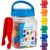 edxeducation Small Bear Counters – Mini Jar – Set of 60 – Early Math Manipulatives – Bear Counters, Tweezers and Actvity Guide – Home Learning