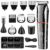 EENVDFDVF Hair Clippers for Men 6 in 1 Clipper Full Trimmer Razor Shaver Nose Beard Kit Mens