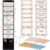 Eersida 57 Pcs Student Behavior Clip Chart for Classroom Behavior Management Track Reward Pocket Chart Hanging Bulletin Board Teacher Supplies for School Office Preschool Homeschool(Boho)