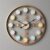 EGBHNJKL Metal Wall Clock Retro Watch Silent Digital Room Decor Design Home Accessories(Gray,50x50cm)