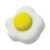 Eggs Shaped Stress Relief Toy with Yellow Yolks Clicks Button, 3D Printed Pocket Fidgets Clickers for Desktop Play Classroom Reward and Small Raised Yolks Button Fidgets Toy for Offices Desks Reward