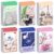 EggSun 300Pcs Washi Sticker Book Set Aesthetic Scrapbook Paper for Story Journaling, 6 Theme DIY Decorative Paper Sticker Kit for Junk Journal Art Scrapbooking Diary Card Craft Gift Notebook Making